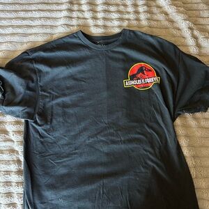 Jurassic Park Black Short Sleeve Tee